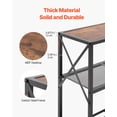 thumbnail image 4 of VEVOR Narrow Console Sofa Table Couch Table 3-Tier for Entryway & Living Room, 4 of 9