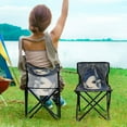 thumbnail image 5 of BZSMCE Camping Chairs Modern Flight under The Moon Pattern Folding chair, 5 of 8