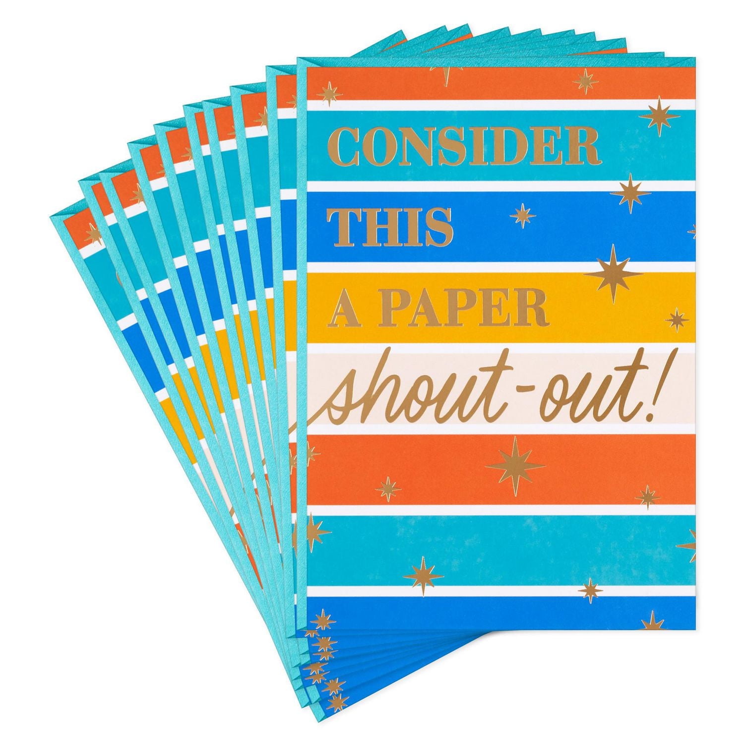 Hallmark Pack of 10 Thank-You Cards, Graduation Cards, Back-to-School Cards for Kids, Teacher Appreciation Cards (Great Job), Hallmark Bulk Pack of 10 Cards