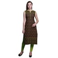 thumbnail image 1 of Bimba Kurti Droit Sans Manches Imprimé pour Femmes Tenue d'Été Tunique X-Small, 1 of 1