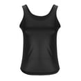 thumbnail image 6 of ylioge S-5X Plus Size Tank Tops for Women Sleeveless Crewneck Pu-Leather Vests Womens Trendy Solid Color Stretchy Slim Pullover Party Camisoles Top, 6 of 8