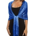 thumbnail image 1 of Gorgeous Metallic Shawls: Perfect for Evening Parties & Weddings!, 1 of 5