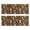 Brown Skull Marigold, variant on Kitchen Rugs Sets Of 2,Brown Skull Marigold Pattern Anti Fatigue Kitchen Mat Rugs Non Slip Washable,Decorative Kitchen Floor Mats for Kitchen,Sink,Laundry,17"X47"