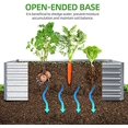 thumbnail image 2 of Metal Raised Garden Beds for Vegetables, 6x3x1.9 FT Heightened Extra-Large Reinforced Galvanized Steel Raised Boxes, Heavy Duty Outdoor Planter Box for Seedling Growing Flowers Herbs Succulent, 2 of 8