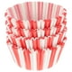 thumbnail image 1 of 100 Pcs Disposable Baking Cups Paper Cupcake Wrappers Red White Striped Baking Cups Cupcake Holders, 1 of 2