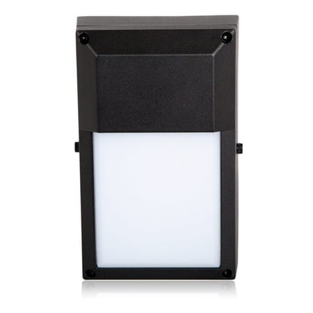 Black Energy Star Outdoor Post - Maxxima Black Outdoor LED Wall Pack Light, 700 Lumens, 3000K Warm White, Rectangular, Energy Star