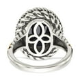 thumbnail image 6 of 925 Sterling Silver With Real 14kt Antiqued Onyx Ring Size: 7; for Adults and Teens; for Women and Men, 6 of 6