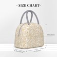 thumbnail image 2 of Fotbe Plant Pattern Lunch Bag , Insulated Lunch Box, Small Leakproof Cooler Food Lunch Containers Reusable Lunch Tote Bags, 2 of 6