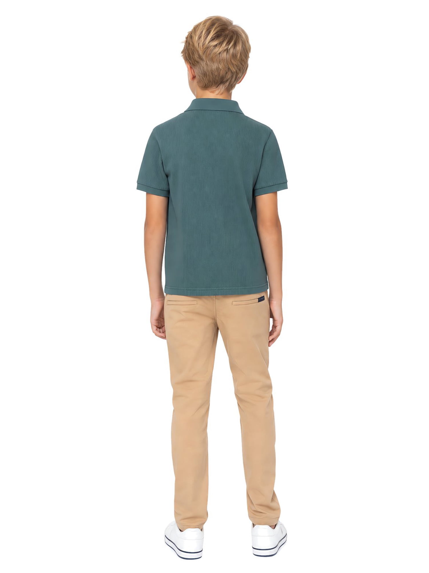 U.S. Polo Assn. Boys Johnny Collar Shirt, Sizes 4-18
