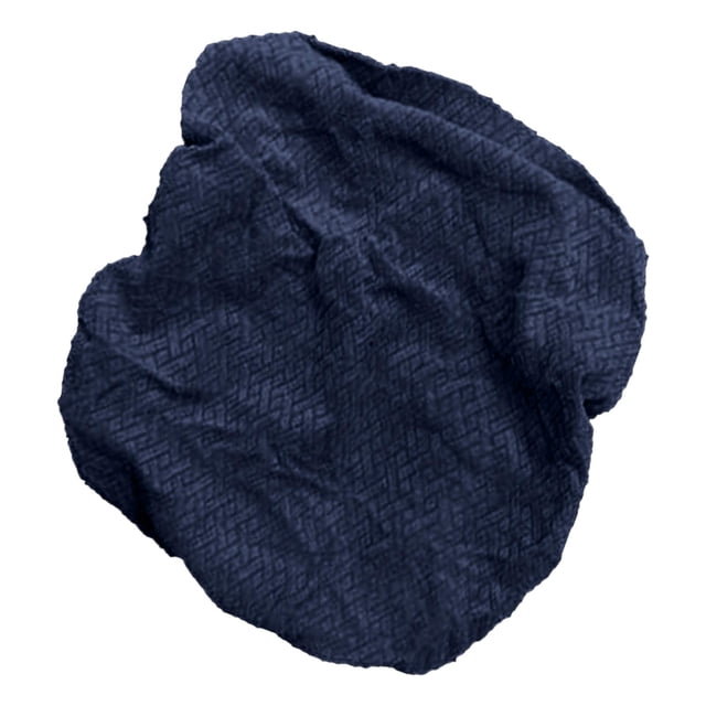 Abbracc Removable Dining Chair Seat Covers, Washable Polyester Seat Cover for Restaurant Navy