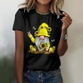 thumbnail image 2 of Women's T Shirts Summer Classic Cotton Short Sleeve Crewneck Printed Festival Casual T-Shirt Tops, 2 of 4