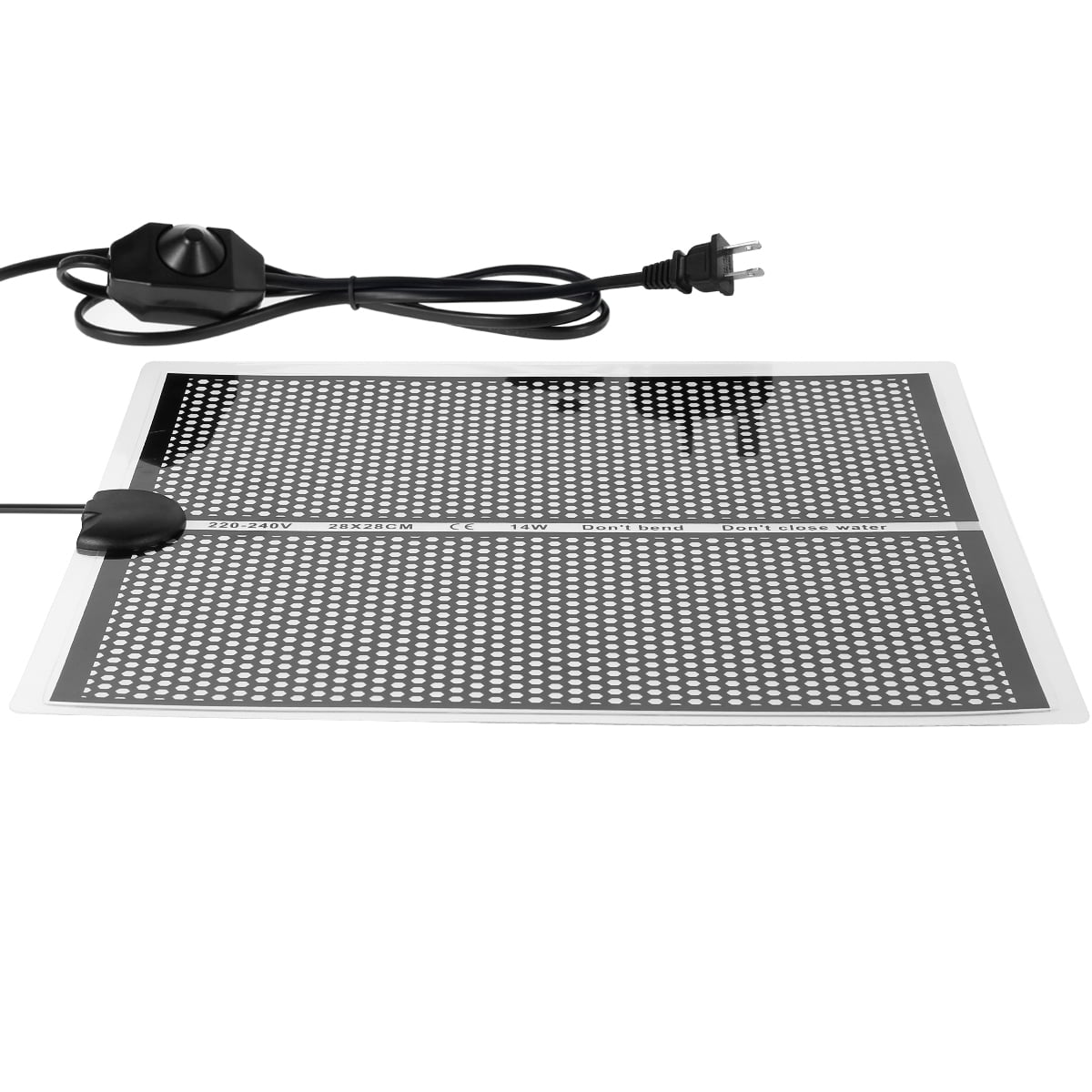 Reptile Heating Pad 7W Waterproof Reptile Heat Mat Pet Under Tank