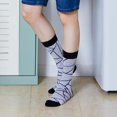 thumbnail image 6 of 6 Pairs Colorful Novelty Crew Socks Soft Cotton Funny Patterned Casual Crazy Dress Socks for Men,Women and Teens, 6 of 8