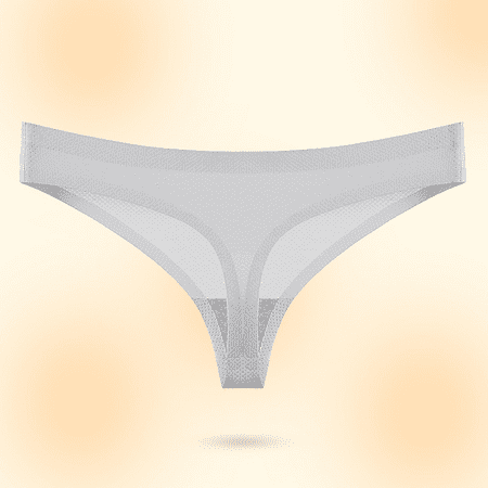 Fulorrnie Underwear for Women Seamless Hipster Comfort Sport Panties Elastic Waist Banded Moisture Wicking Panty Grey XS