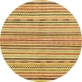 thumbnail image 1 of Ahgly Company Indoor Round Abstract Sedona Brown Abstract Area Rugs, 8' Round, 1 of 6