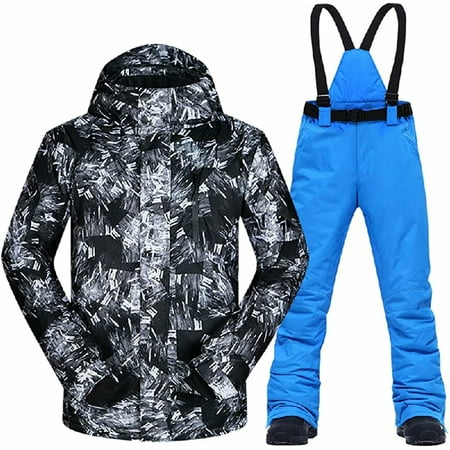 Men's Waterproof Ski Pants - Windproof Snowboard Pants For Winter Sports & Activities