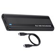 thumbnail image 2 of Caja de carcasa M2 SSD NVME SATA Protocolo dual Methold Adaptador M.2 a USB Color Aluminio, 2 of 6