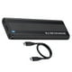 thumbnail image 2 of Caja de carcasa M2 SSD NVME SATA Protocolo dual Methold Adaptador M.2 a USB Color Aluminio, 2 of 6