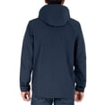 thumbnail image 5 of Gerry Men’s Softshell Jacket – Water & Wind Resistant, Adjustable Hood & Cuffs, Heavyweight Outdoor Coat (Blue, Small), 5 of 6