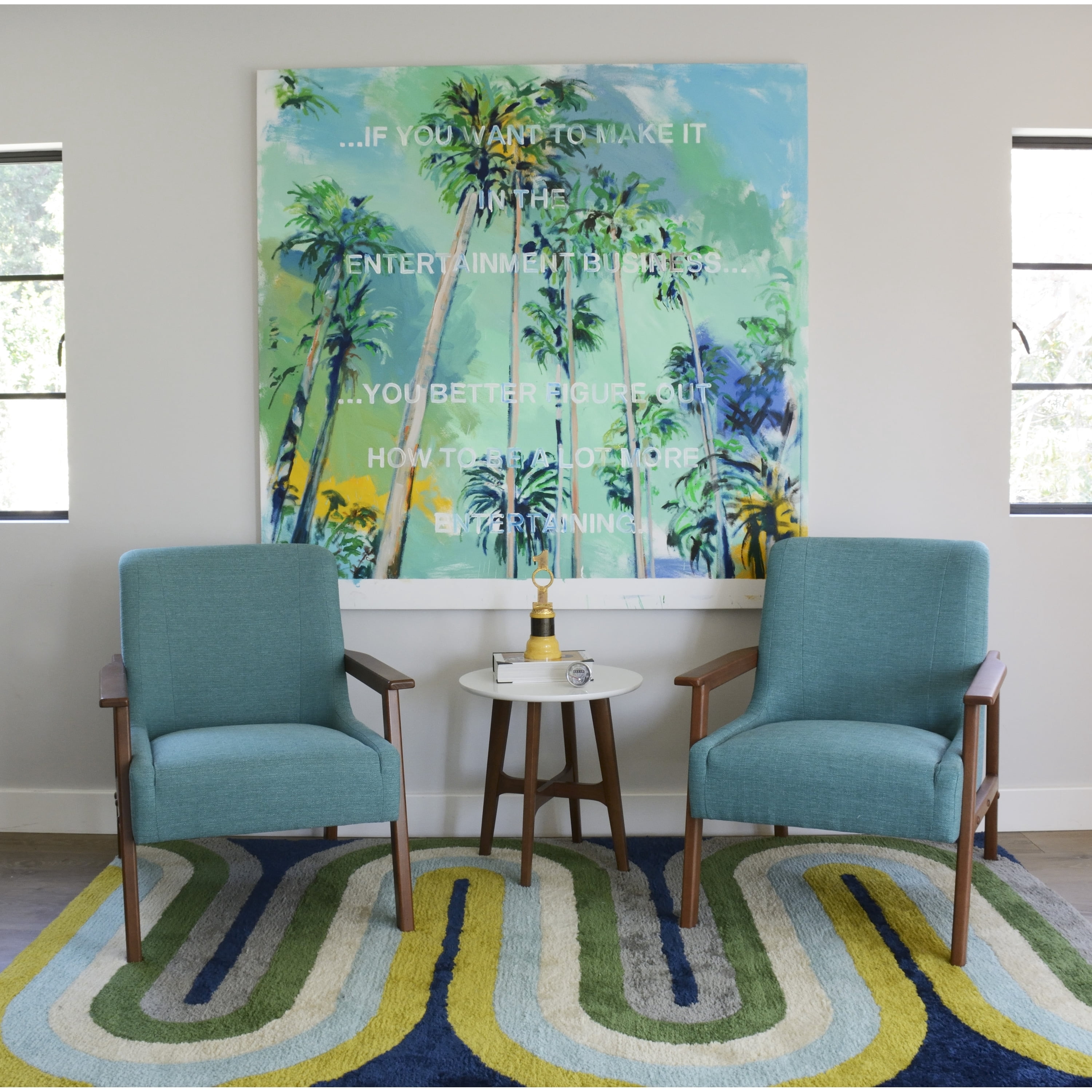 Novogratz Retro Wave Pastel Rug, PASTEL