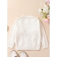 thumbnail image 3 of xiaxaixu Tricot Automne Hiver pour Filles Manches Longues Col Rond Tricot à Simple Boutonnage, 3 of 8