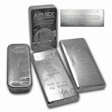 100 oz .999 Fine Silver Bar - Secondary Market