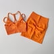 thumbnail image 3 of Conjunto deportivo de cintura alta color melocotón para levantamiento de cadera, ropa de Yoga de secado rápido a prueba de golpes, pantalones para correr, conjunto de dos piezas para Fitness, 3/4, 3 of 6