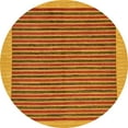 thumbnail image 1 of Ahgly Company Indoor Round Abstract Dark Orange Oriental Area Rugs, 7' Round, 1 of 6