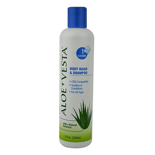 Aloe Vesta 2 In 1 Body Wash And Shampoo, 8 Oz