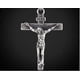 thumbnail image 4 of Men Women Cross Pendant Crucifix Jesus Christian Chain Necklace Silver, 4 of 4