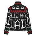 thumbnail image 6 of Jackets for Women Winter Coat Jackets Flannel Stand Collar Jacket(Feliz Navi Dad Ugly Christmas Shirt,Size:S-4XL), 6 of 7