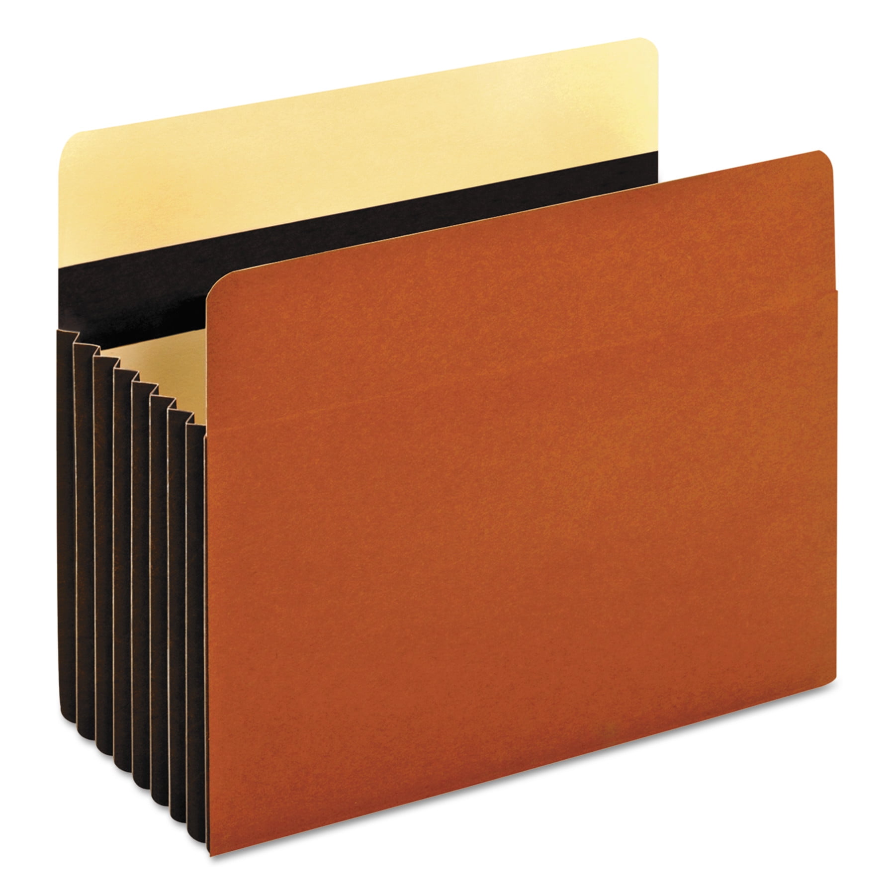Pendaflex Heavy-Duty File Pockets, 1 Pocket, Letter, Redrope