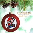 thumbnail image 3 of Bolas navideñas de Super Mario, decoración navideña, bolas para festivales, fiestas, adornos para árboles, 3 of 5
