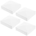 thumbnail image 4 of MIANGASTORE 4pcs Vinyl Pyramid Post Caps, Fence Pyramid Post Caps PVC Deck Post Caps Protective Fence Post Tops Cover Decking Caps Covers for Lamp Post, Deck, Docks, 4 of 8