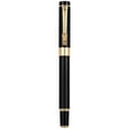 thumbnail image 1 of Pluma Parker de Acero BLOSOOM con Recambio y Caja de Regalo Negro con Dorado, 1 of 4