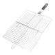 thumbnail image 1 of Cesta Para Asar, Cesta Para Asar Para Barbacoa De Acero Inoxidable, De Haya Plegable Resistente Al Calor, Fácil De Sostener Para Verduras Y Hamburguesas, 1 of 7