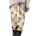 thumbnail image 4 of QATAINLAV Women's 2025 Halloween Costumes, Work Out Legging Gym for Women High Waist Sports Pant Novelty Graphic Prints Athletic Tight Trousers Orange 3XL, 4 of 7
