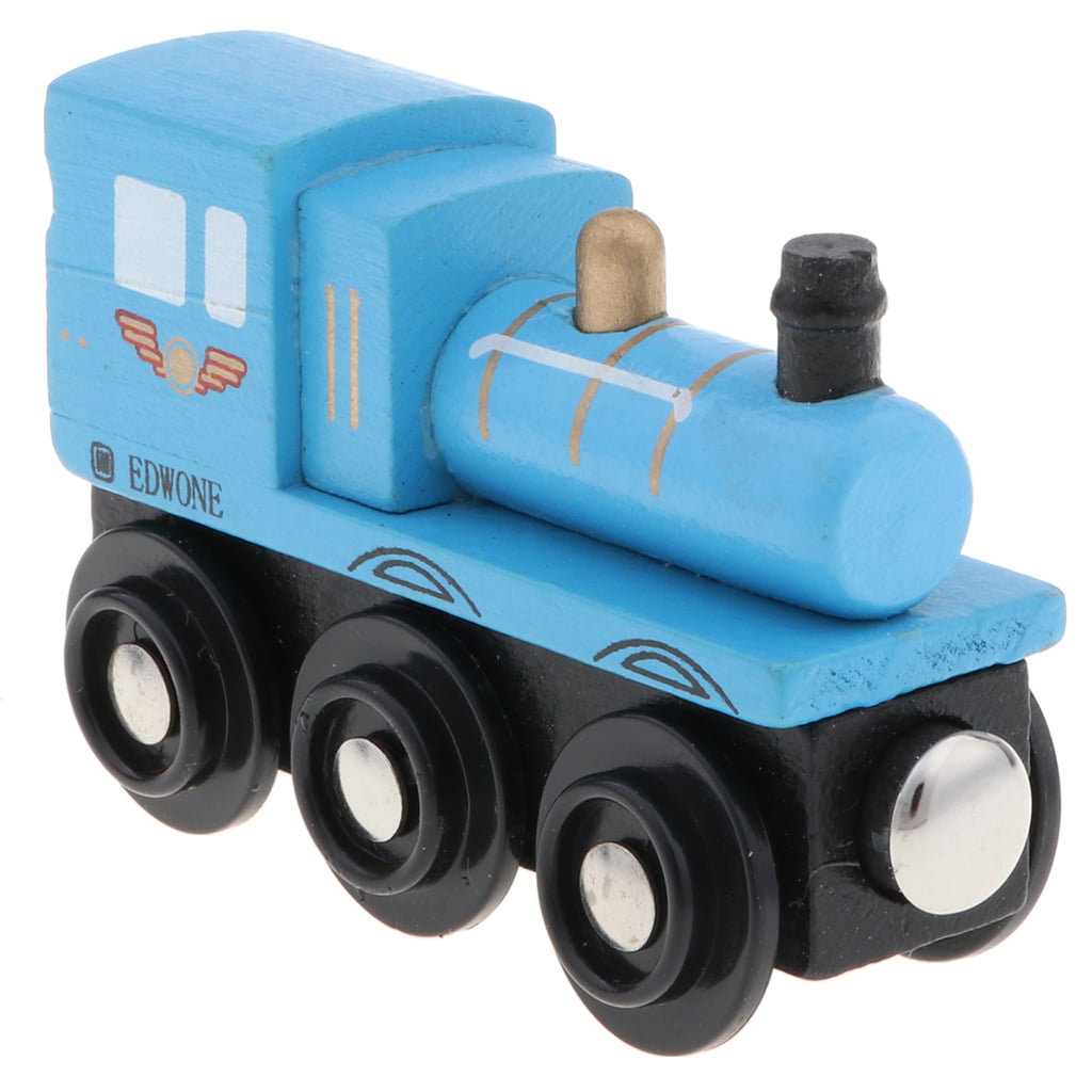 Wooden Magnetic Train Carriage for Toy Trains Accessories Wood Carriage 