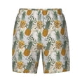 thumbnail image 4 of Lsque Mens Swim Trunks Fruit Pineapples Pattern - Bathing Suit Compression Liner - Beach Swim Shorts Swimwear - (S-3XL) - Stretch Quick Dry -XX-Large, 4 of 9