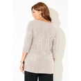 thumbnail image 2 of Catherines Women's Plus Size Allover Sequin Tunic, 2 of 4