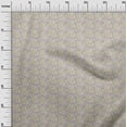thumbnail image 2 of oneOone Cotton Jersey White Fabric Check Stripe Sewing Material Print Fabric By The Yard 58 Inch Wide, 2 of 4