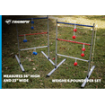 thumbnail image 6 of Triumph All Pro Series Press Fit Outdoor Ladderball Set Includes 6 Soft Ball Bolas and Durable Sport Carry Bag, 6 of 21