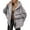 Grey, variant on Women Warm Long Sleeve Solid Padded Jacket Hooded Button Front Outerwear Coat with Soft for Cold Weather and Comfortable Fit