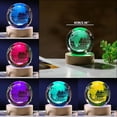 thumbnail image 4 of Bola de Vidrio 3D con Iluminación LED Táctil Colorida para Decoración de la Tierra, 4 of 5