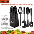 thumbnail image 4 of Ginsu®Kiso® 18 Piece Black Set with Black Block, 4 of 6