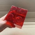 thumbnail image 4 of Visland Coin Bank Transparent Visible Easy to Use Kids Building Block Design Money Saving Box for Gifts, 4 of 7