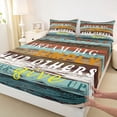 thumbnail image 3 of Feelyou Farmhouse Cabin Child Twin Sheet Sets, Adventure Camping Bedding, 3 Pieces, 3 of 7