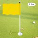 thumbnail image 4 of Uxcell Bandera de Golf con Tubo Insertado [3pcs] - Bandera de Objetivo de Golf de Nylon para Putting Green - [Amarillo - 20 PULGADAS], 4 of 7
