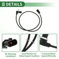 thumbnail image 4 of Unique Bargains ABS Wheel Speed Sensor ABS Sensor Set Anti-lock Braking System Sensor for Mitsubishi Space Wagon 1998-2004 No.MR289342 Front Left, 4 of 7