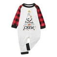 thumbnail image 4 of Pyjamas de Noël Famille Pyjamas Assortis Famille Hiver Chauds Douillets Imprimé Tenue Décontractée pour Maman et Enfants Ensemble de Pyjama de Noël Sensation Flocon de Neige pour Ensemble Rouge 0-3 Mois, 4 of 5
